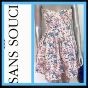 San Souci floral fit & flare dress 💙